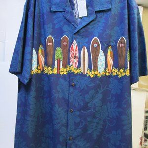 Aloha Republic 100% Cotton Hawaiian Pocketed Shirt